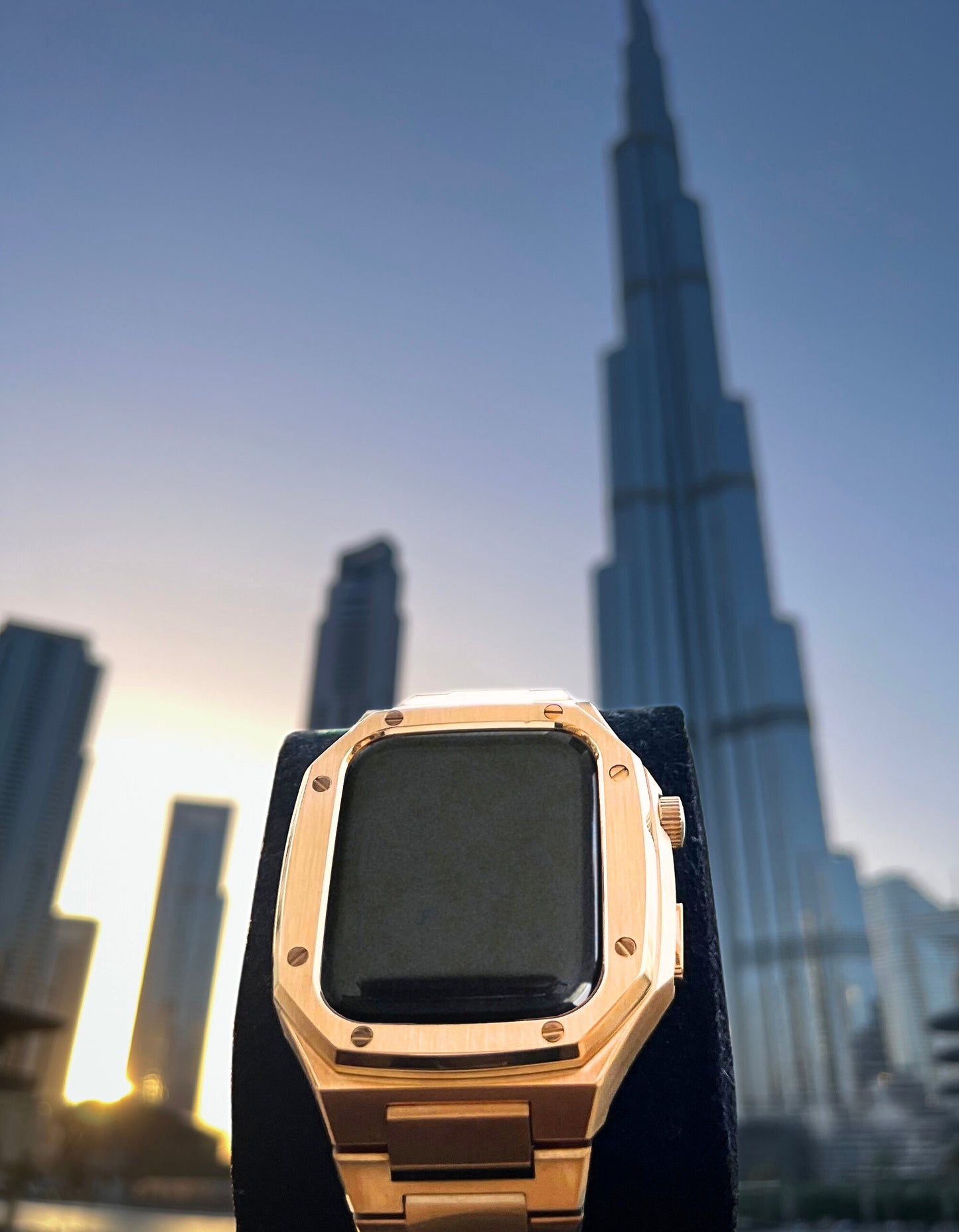 Luxe Goud Apple Watch Case+Band