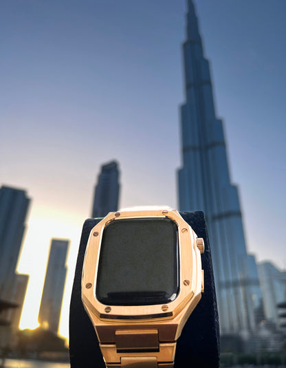 Luxe Goud Apple Watch Case+Band