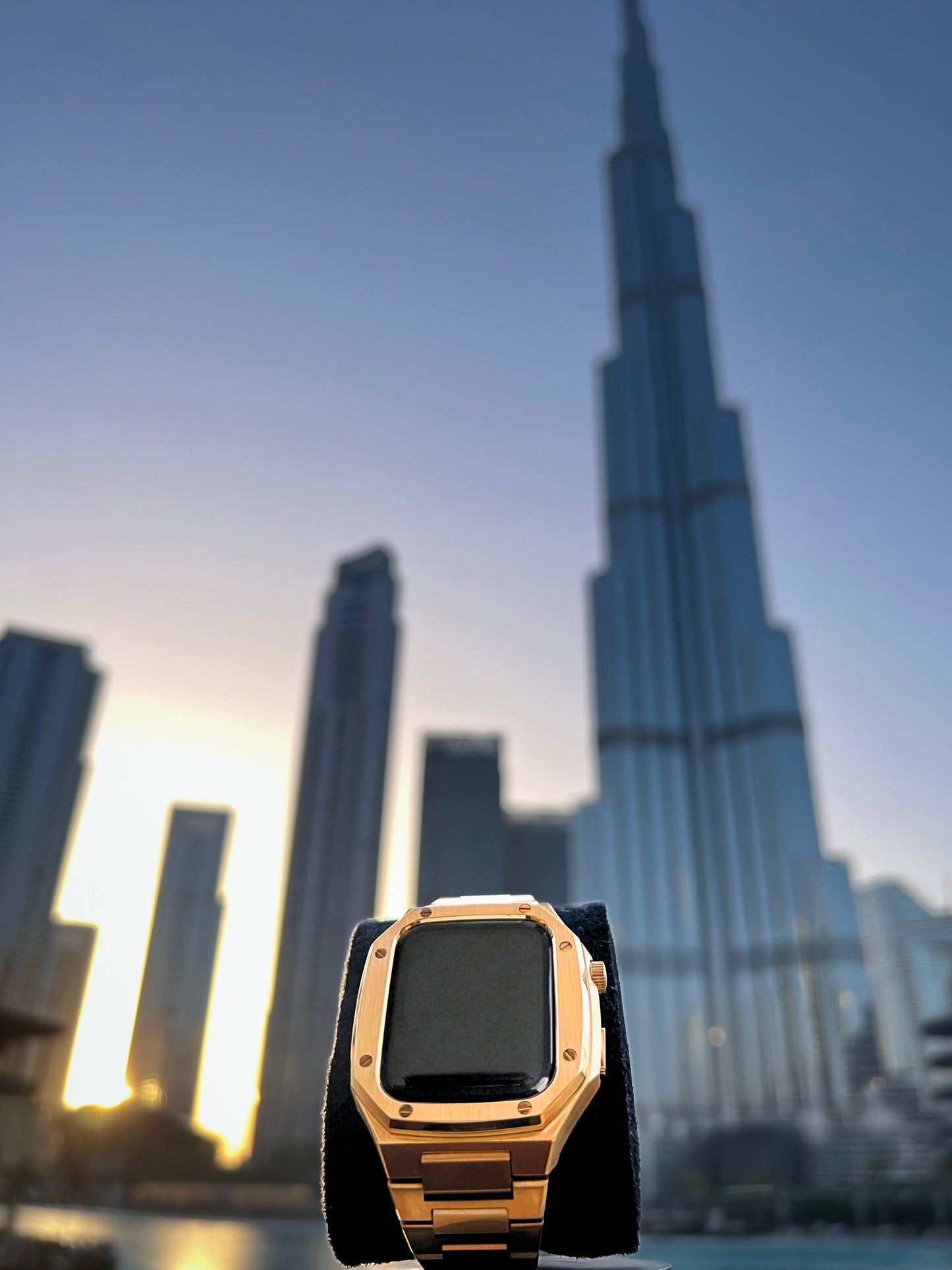 Luxe Goud Apple Watch Case+Band