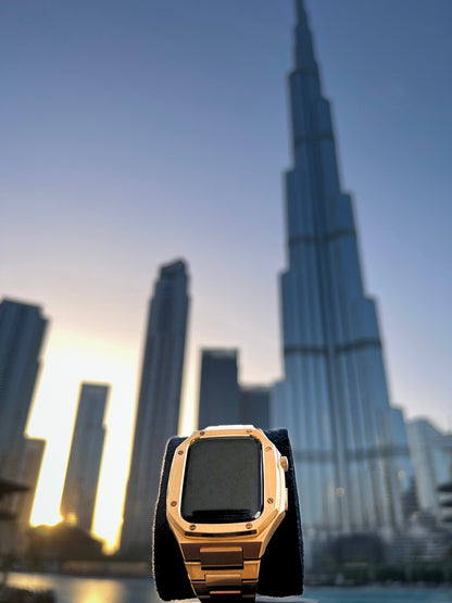 Luxe Goud Apple Watch Case+Band