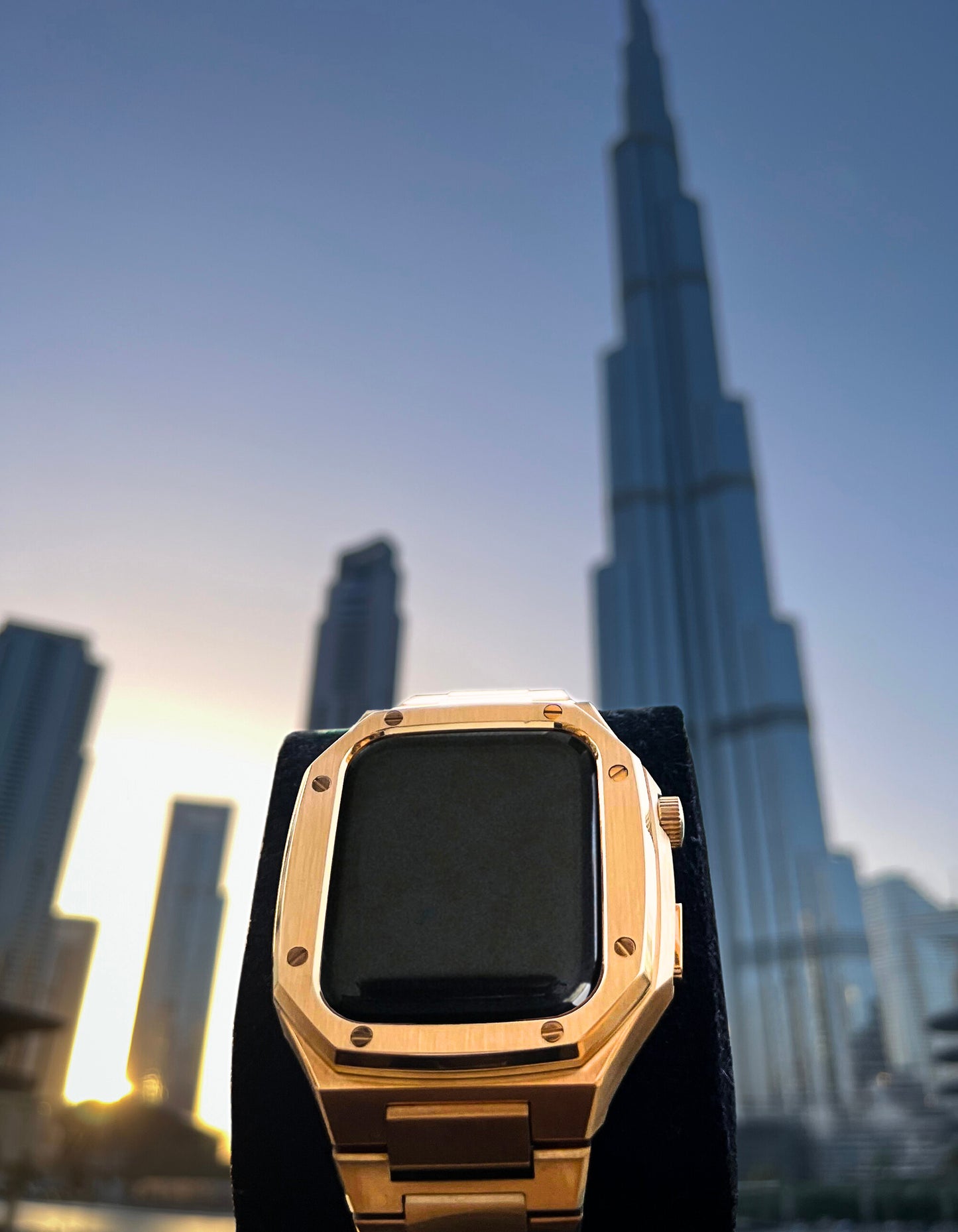 Luxe Goud Apple Watch Case+Band