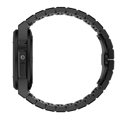 Luxe Zwarte Apple Watch Case+Band