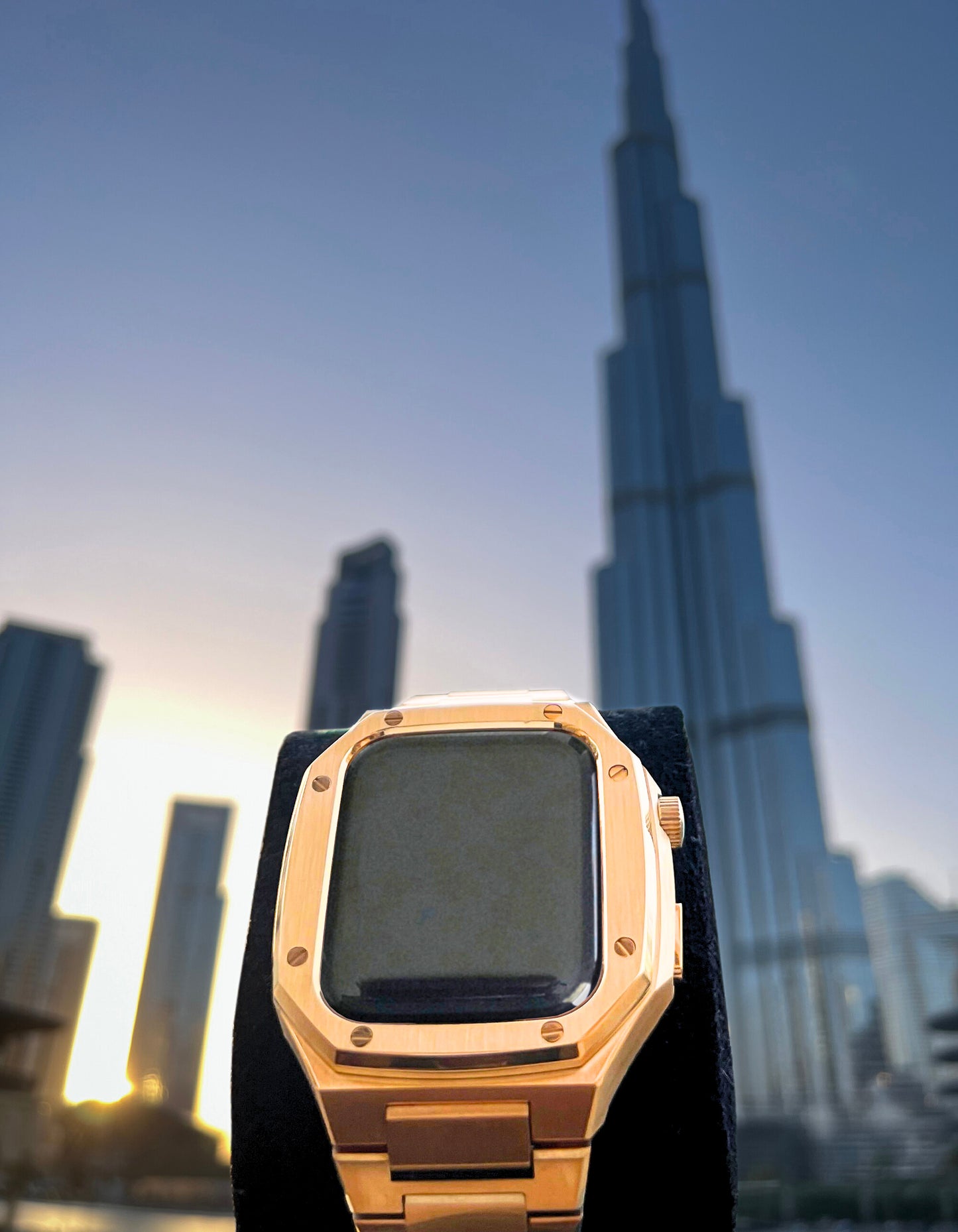 Luxe Goud Apple Watch Case+Band