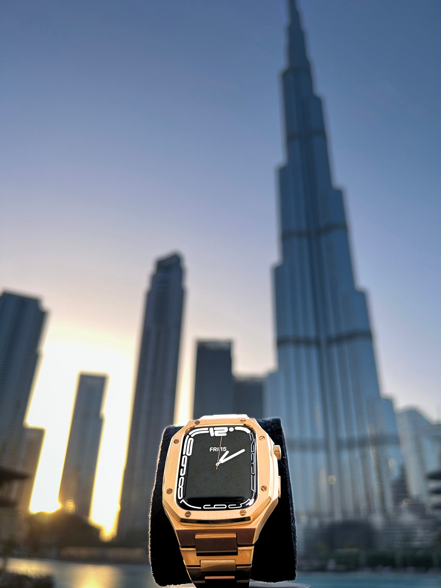 Luxe Goud Apple Watch Case+Band
